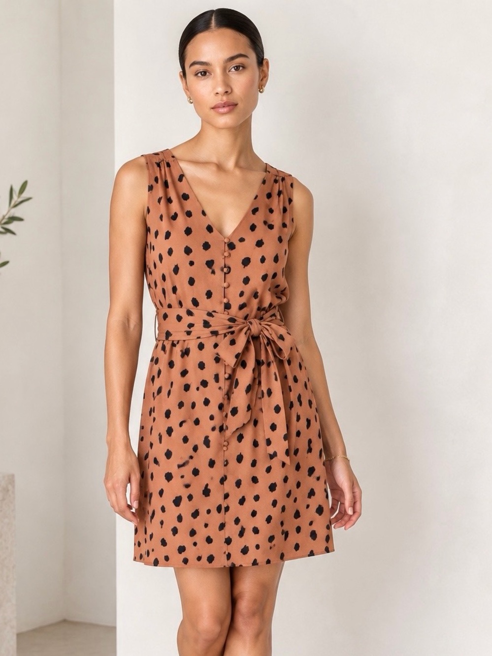 NWT 41 Hawthorne Tie Waist Dress Size M
